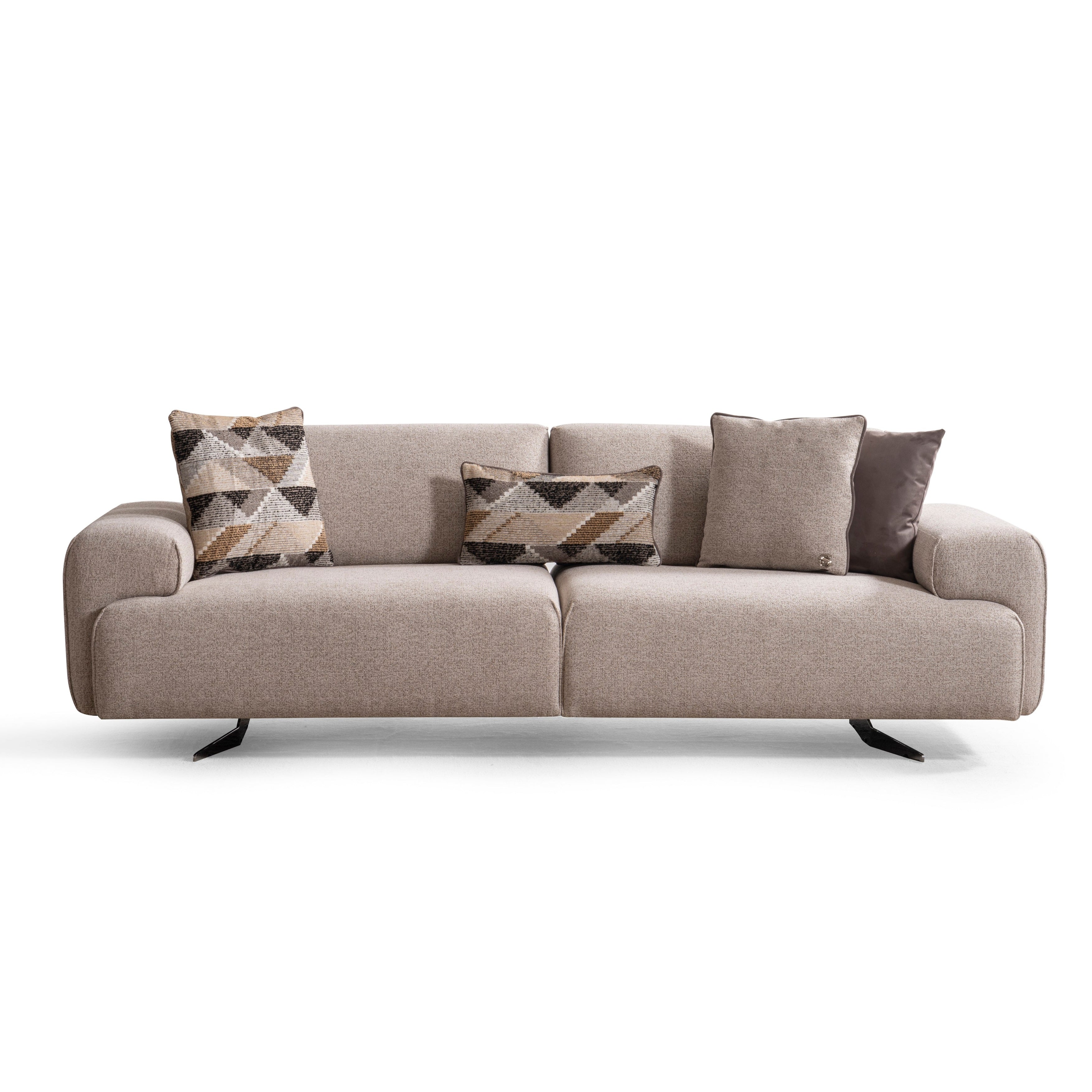 Триместен разтегателен диван «Arden» + декоративни възглавници, ширина 245см