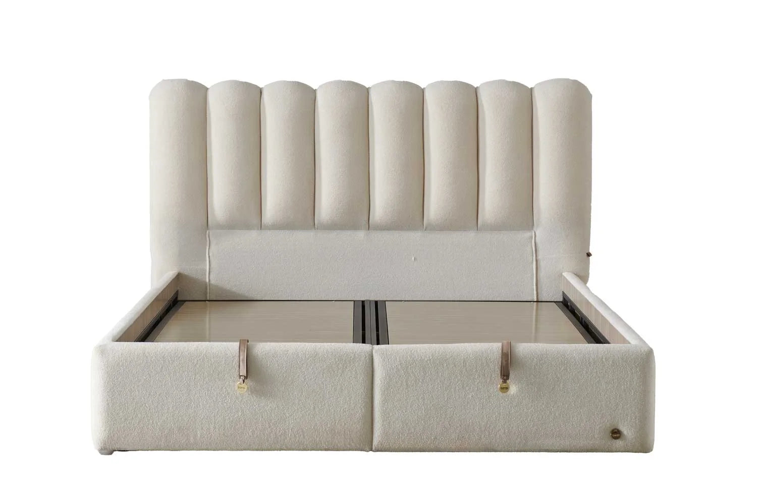 Тапицирана основа за легло «Vanilla Dream Soft» с място за съхранение, повдигащ механизъм, система за безшумно затваряне