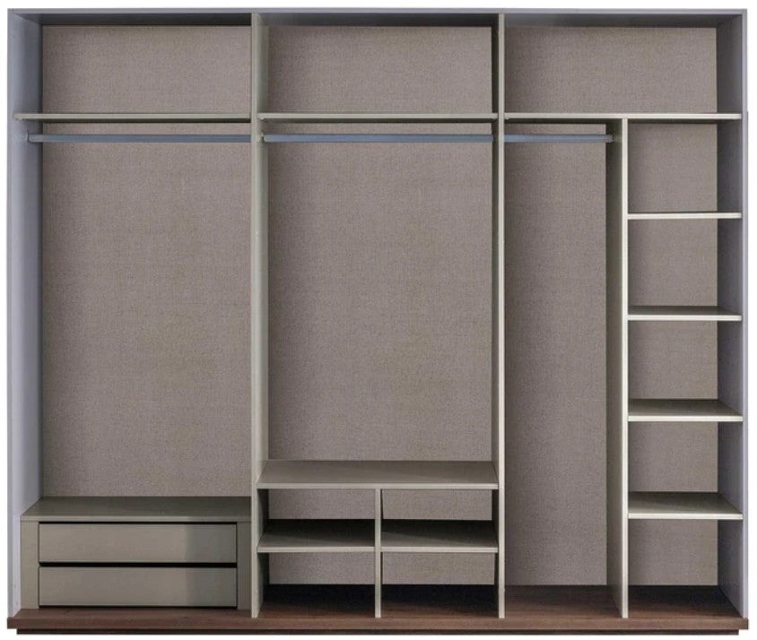 Шесткрилен гардероб «Pastel» с ширина 260х221х60см