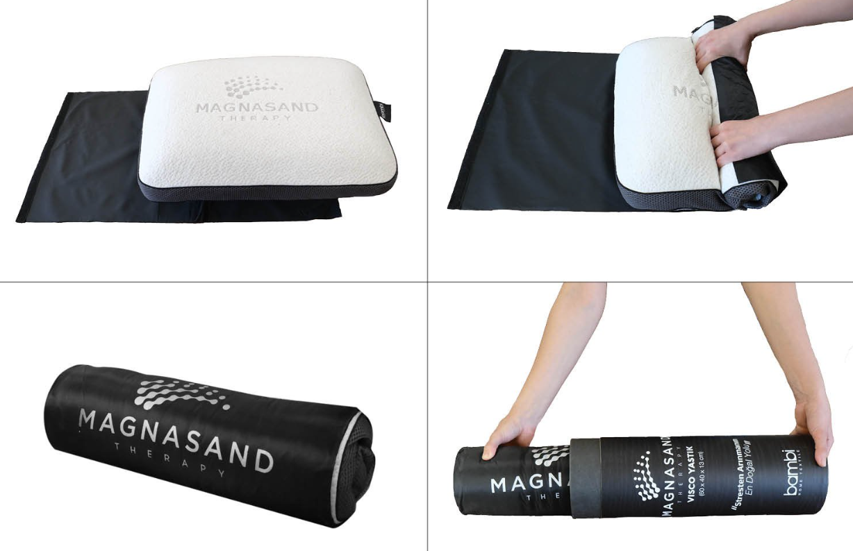 Възглавница «Magnasand Therapy» с магнитен черен пясък