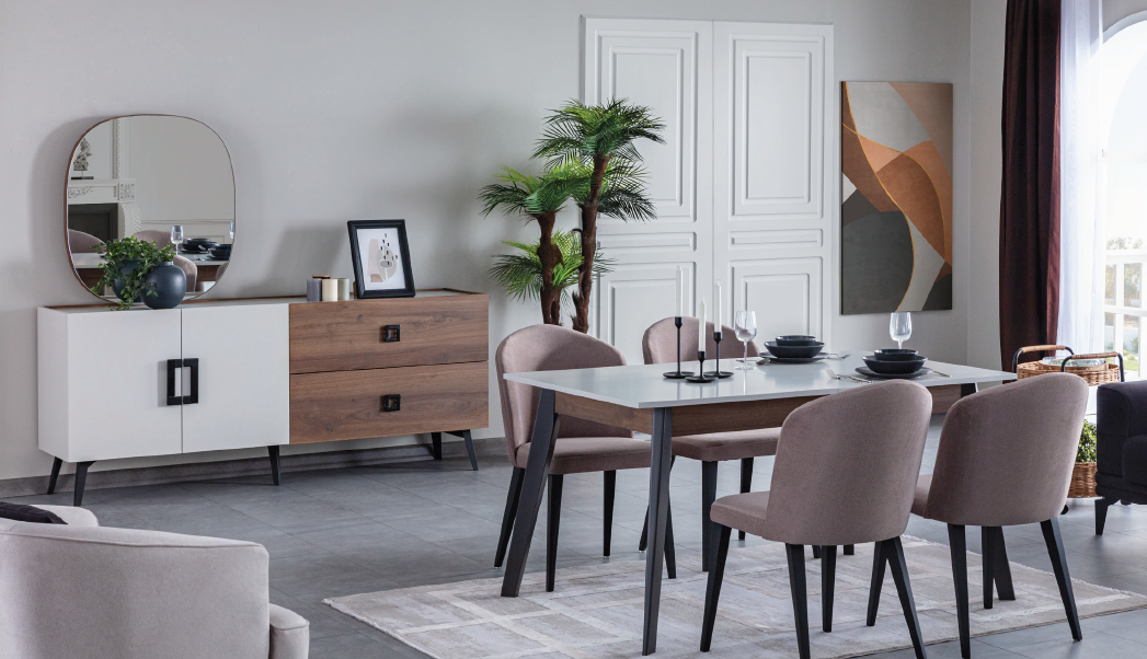 Бюфет «Mayra» с две чекмеджета, размер 195х82х45см