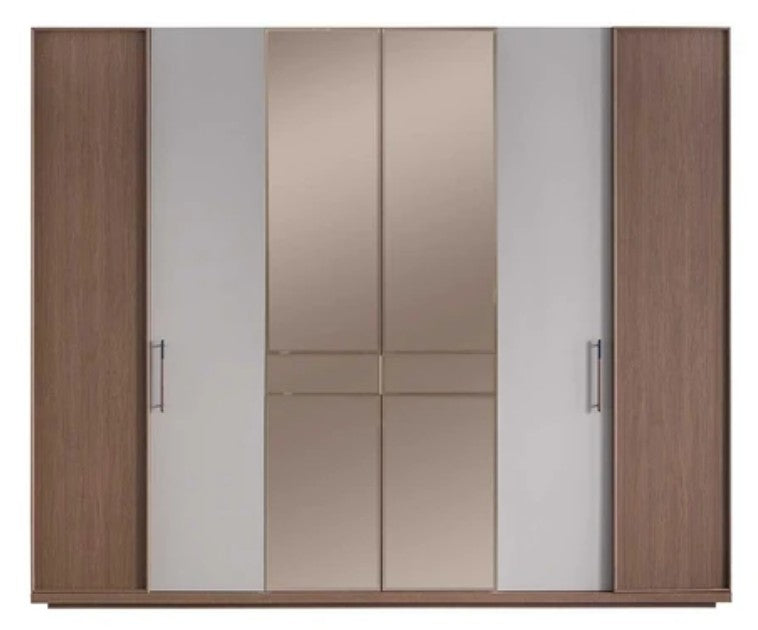 Шесткрилен гардероб «Vega» с размер 260х221х60см