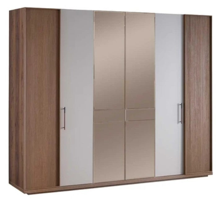 Шесткрилен гардероб «Vega» с размер 260х221х60см