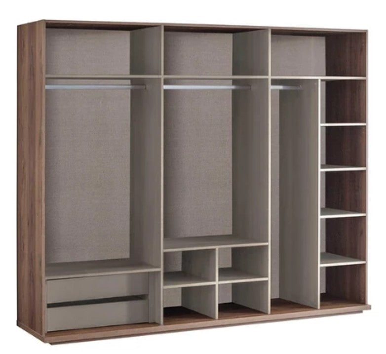 Шесткрилен гардероб «Vega» с размер 260х221х60см