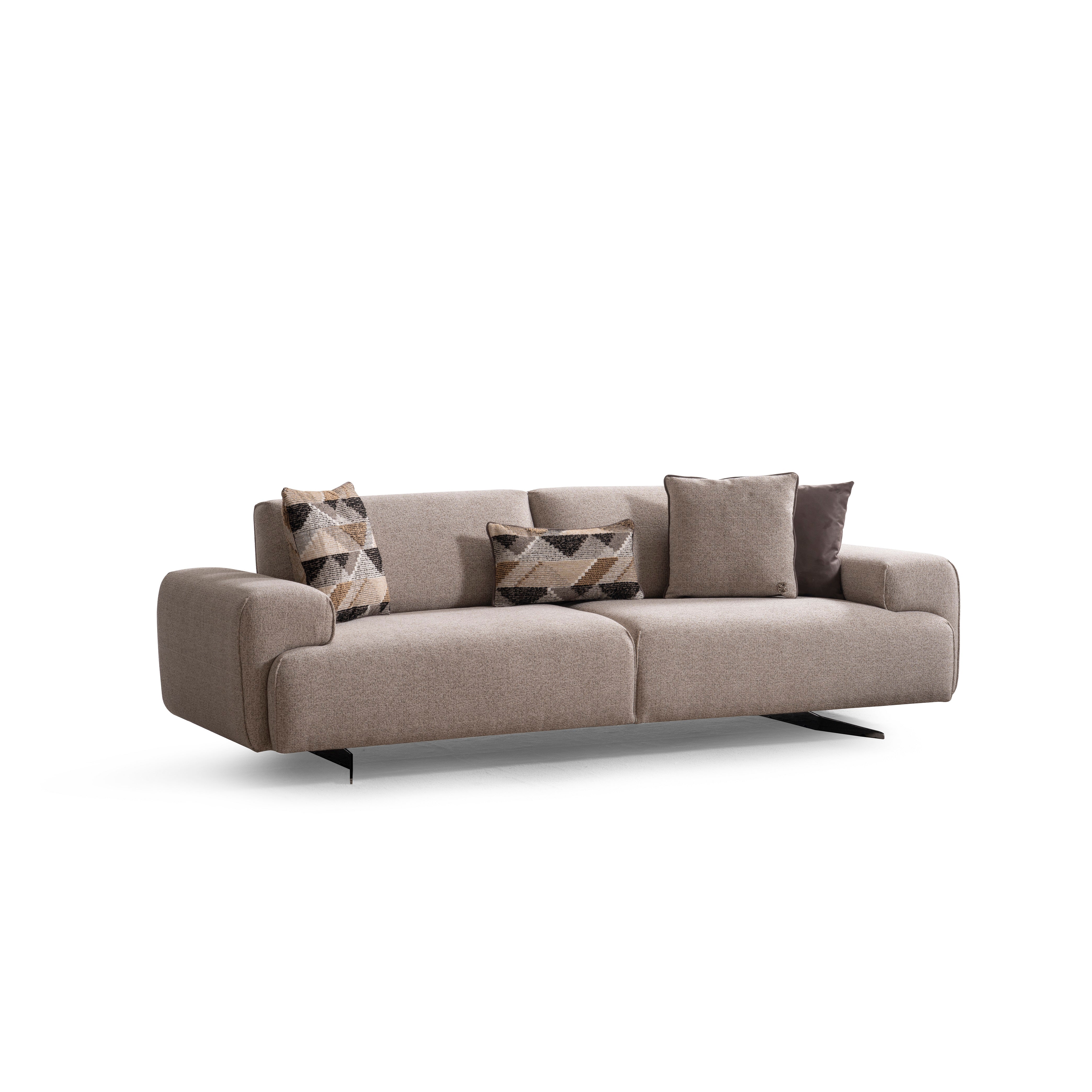 Триместен разтегателен диван «Arden» + декоративни възглавници, ширина 245см