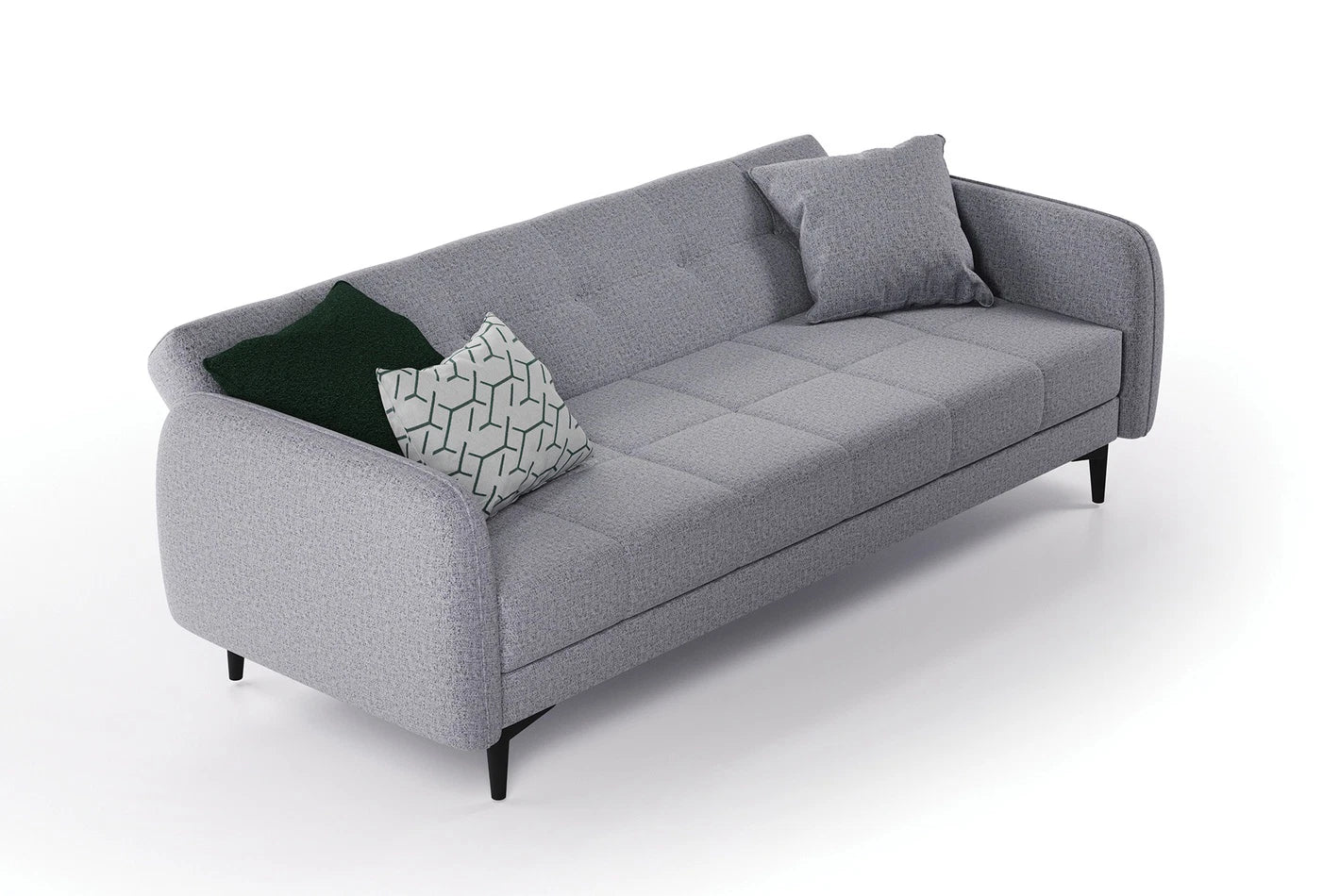 Триместен разтегателен диван «Romina» + 3 декоративни възглавници, ширина 210см