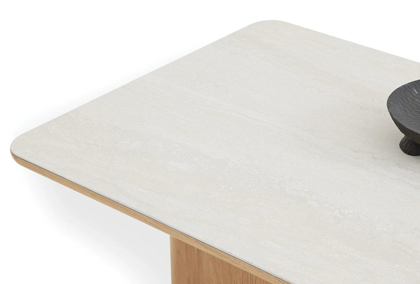 Холна маса «Austin» с травертин, с размер 120х31х70см