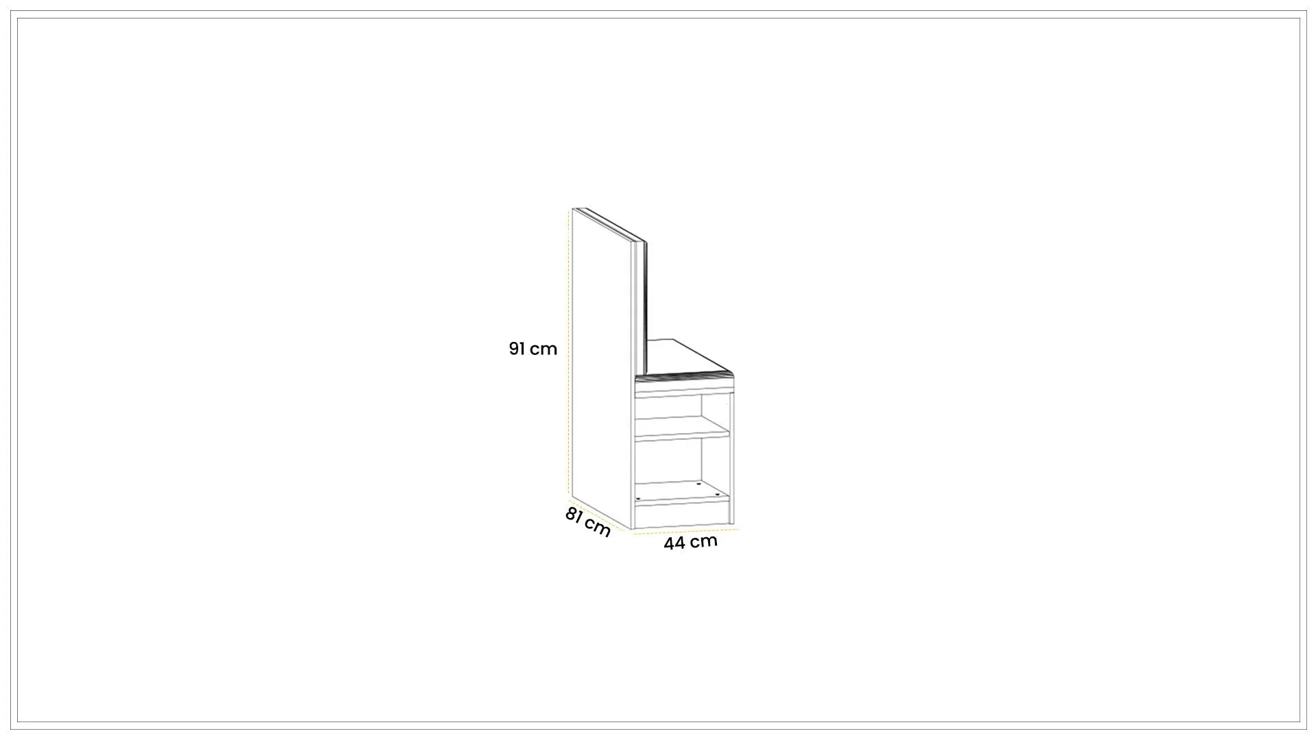 Пейка «Kasmir» с размер 124х92х80см