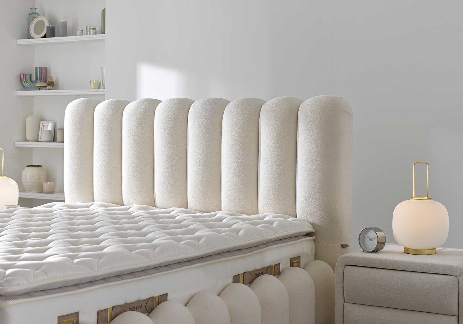 Тапицирана табла за легло «Vanilla Dream»