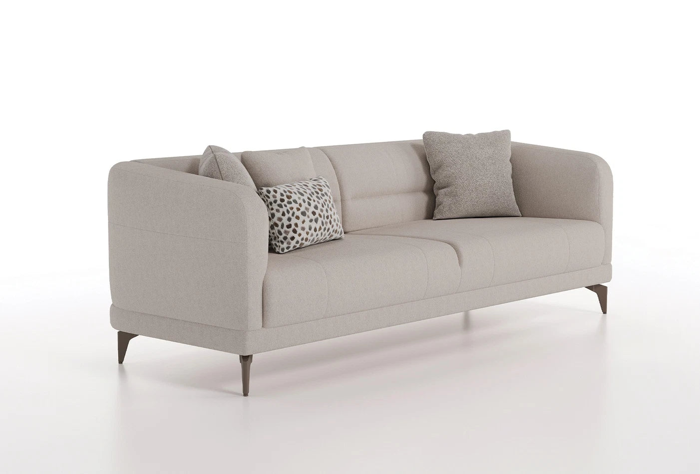 Триместен разтегателен диван «Marsana» + 4 декоративни възглавници, ширина 216см