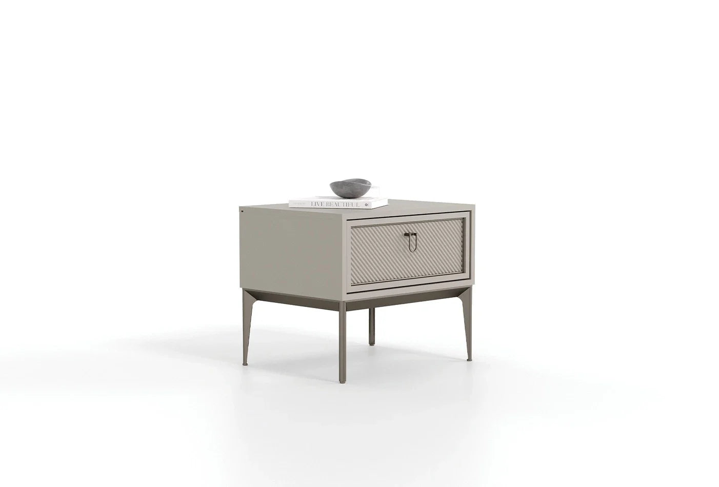 Нощно шкафче «Hera» + чекмедже, размер 60х52х48см