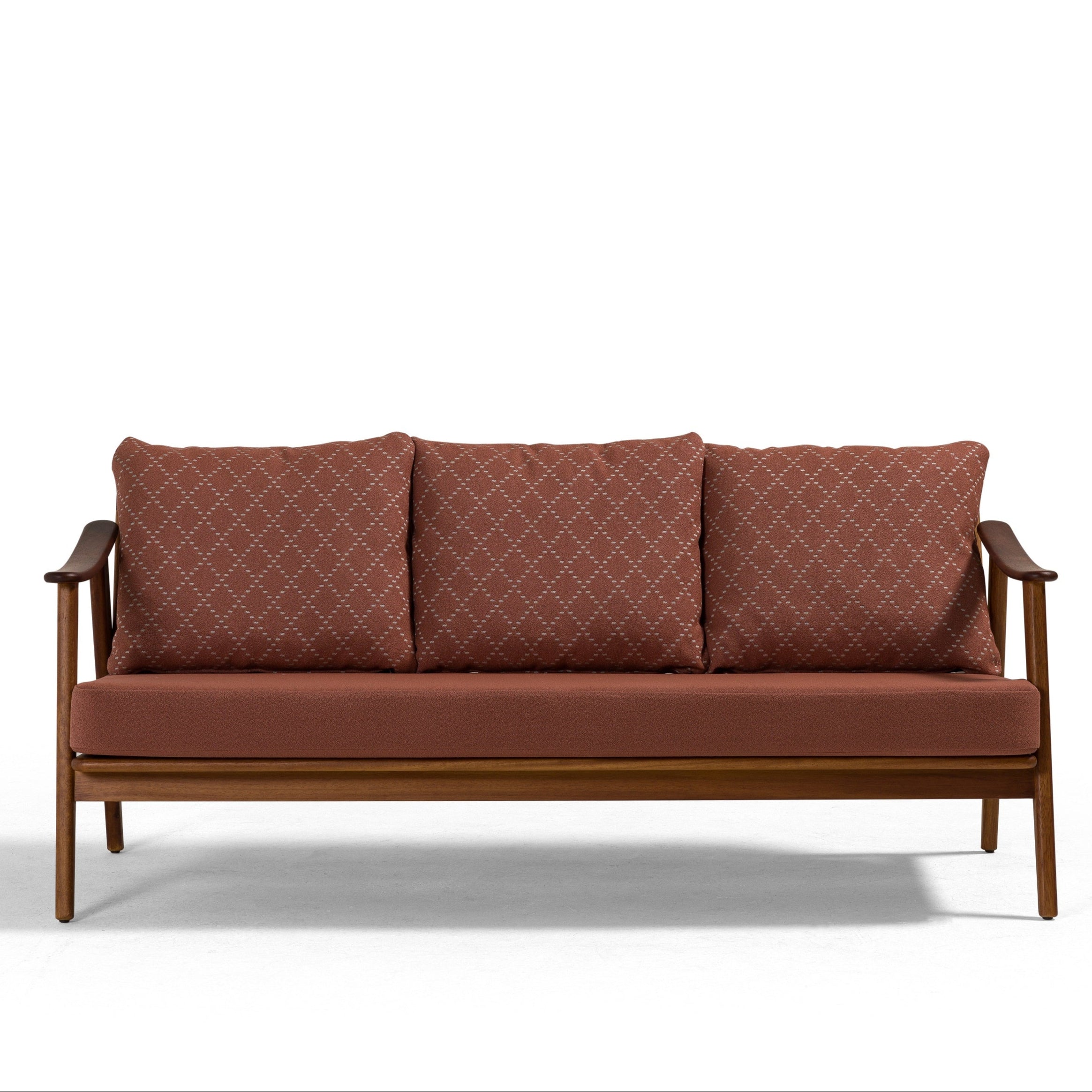 Градинско канапе «Harley» с африкански тик