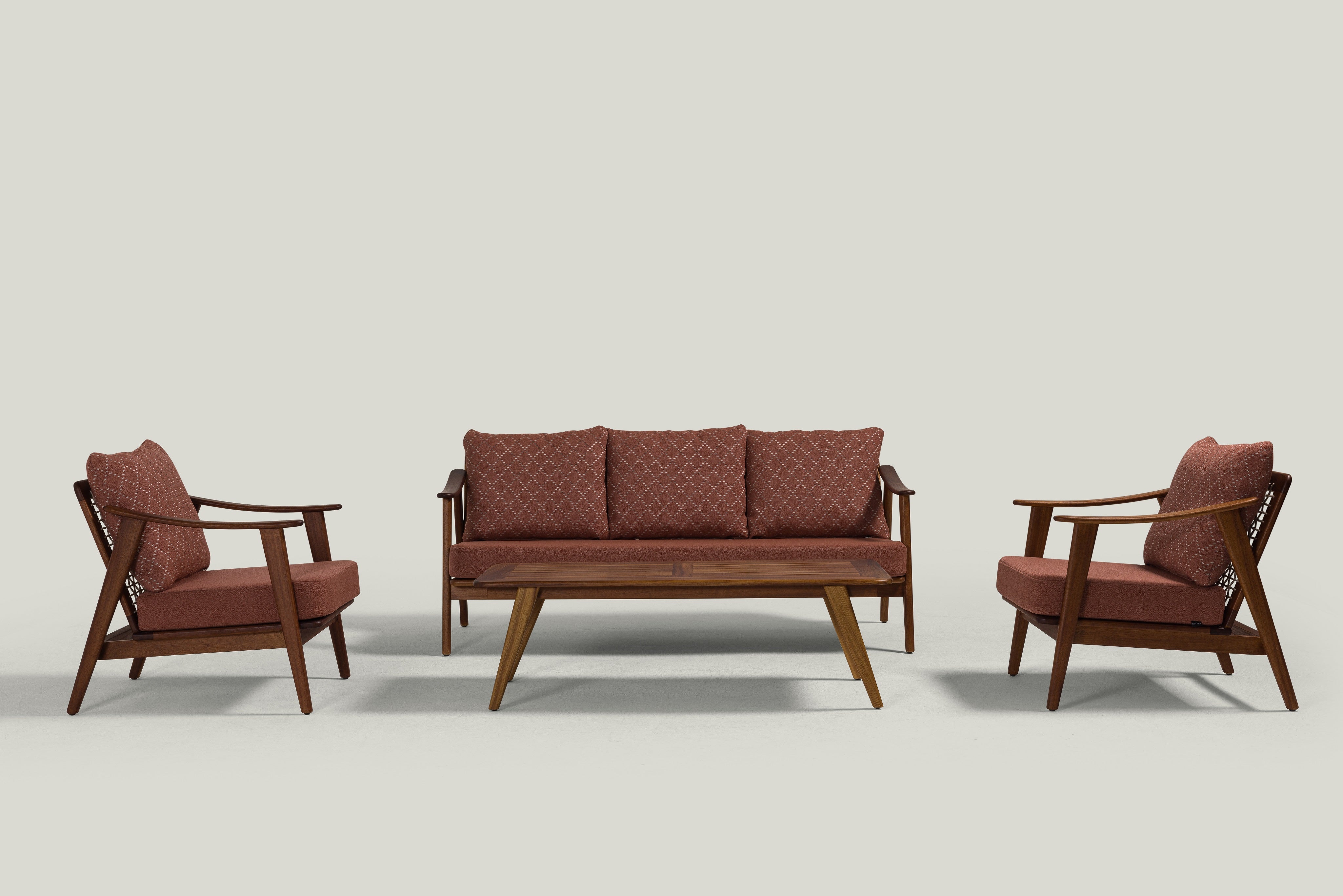 Градинска масичка «Harley» с африкански тик