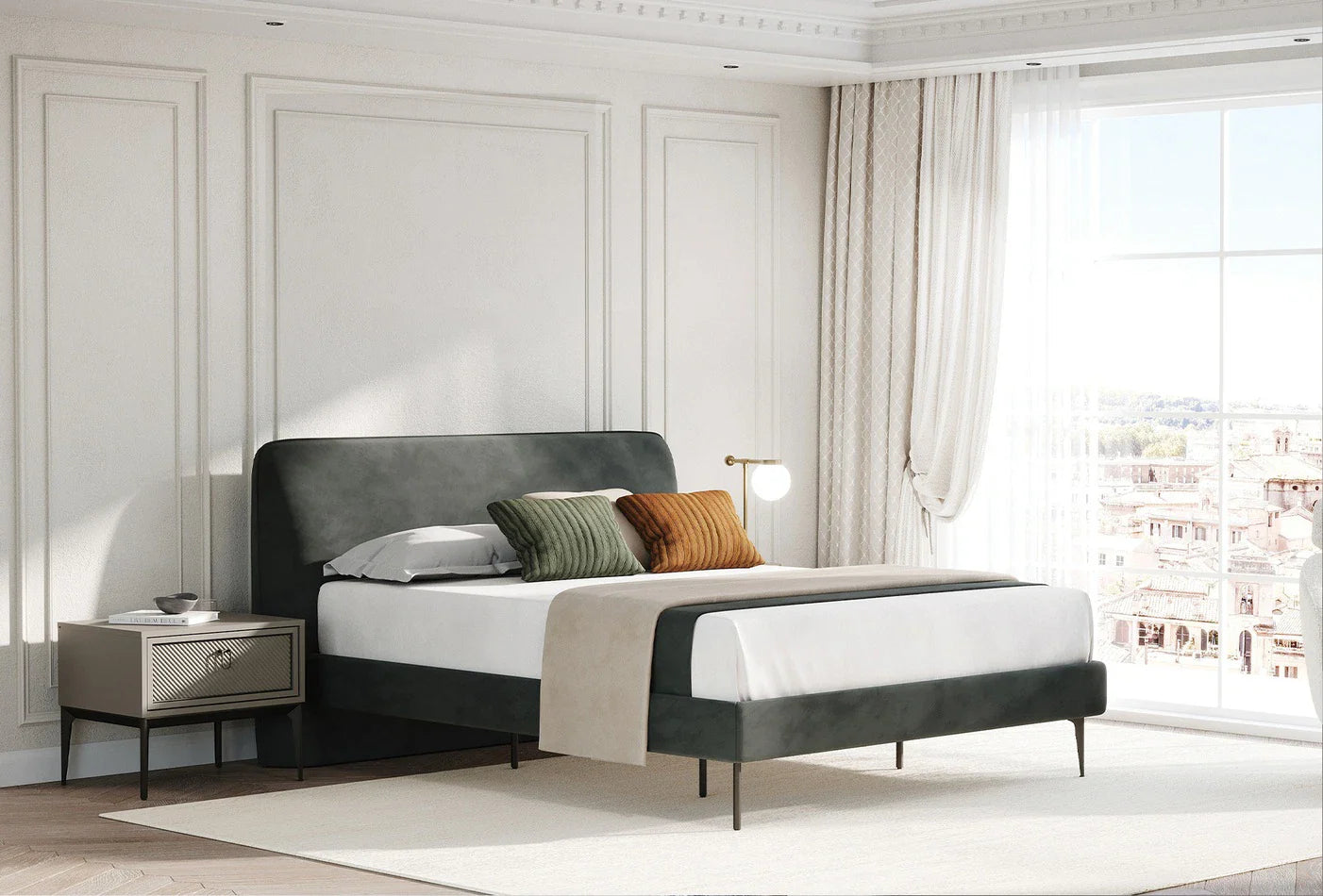 Тапицирано легло «Hera» + табла