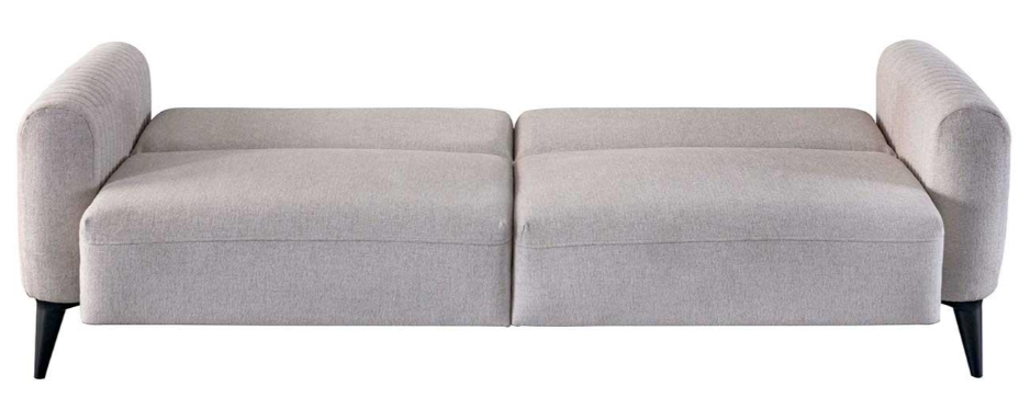 Триместен разтегателен диван «Delfina» + 2 декоративни възглавници, ширина 212см