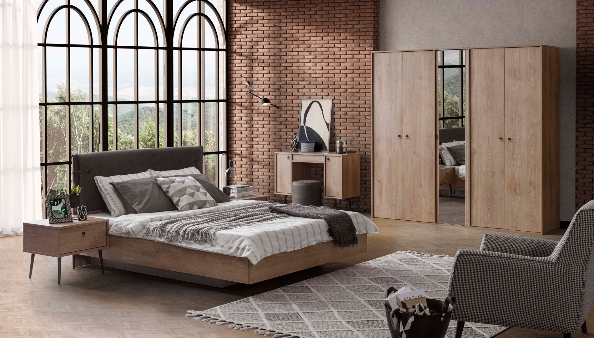 Легло «Plus» с място за съхранение, повдигащ механизъм