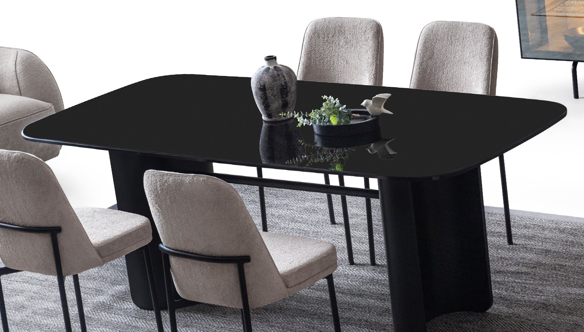 Трапезен стол «Zenith» с тапицерия