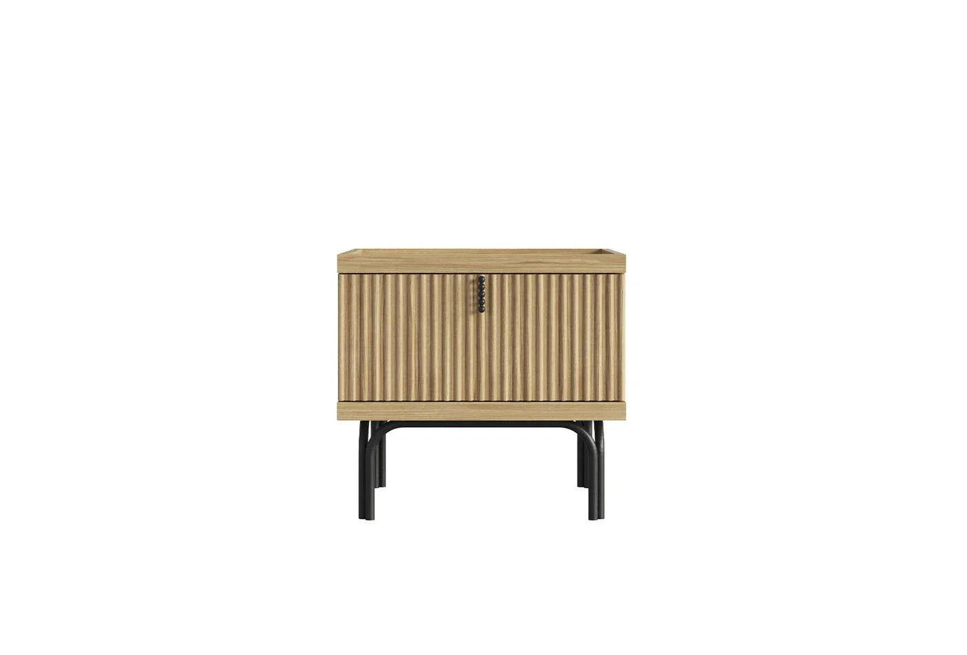 Нощно шкафче «Austin Oak» + чекмедже, размер 59х55х48см