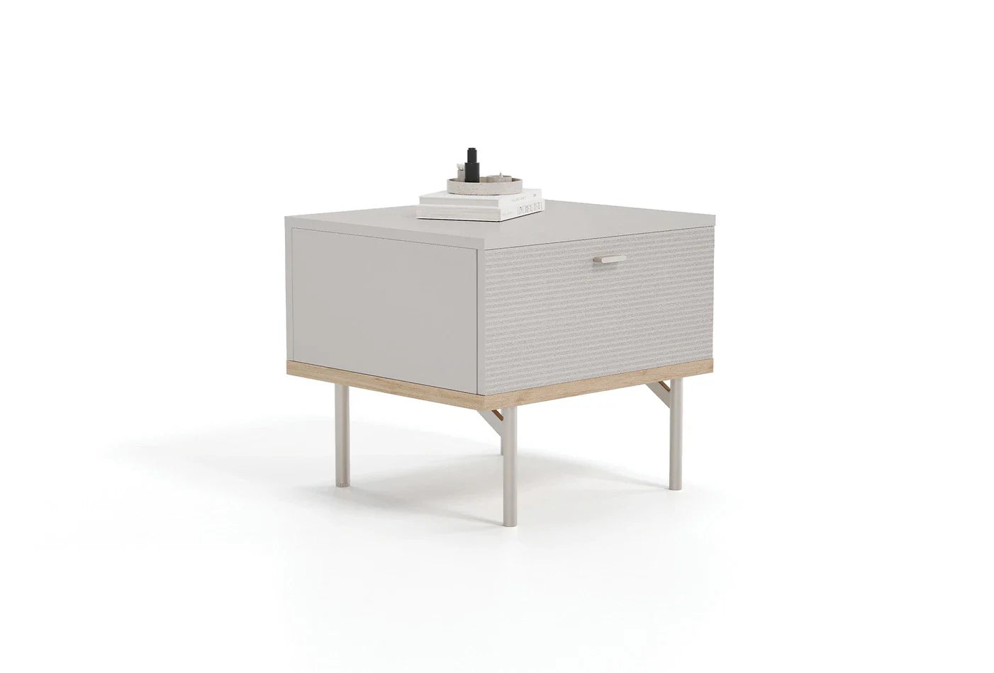 Нощно шкафче «Cante» + чекмедже, размер 55х53х52см