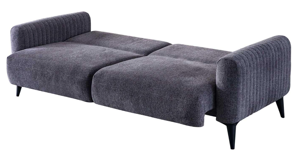 Триместен разтегателен диван «Delfina» + 2 декоративни възглавници, ширина 212см