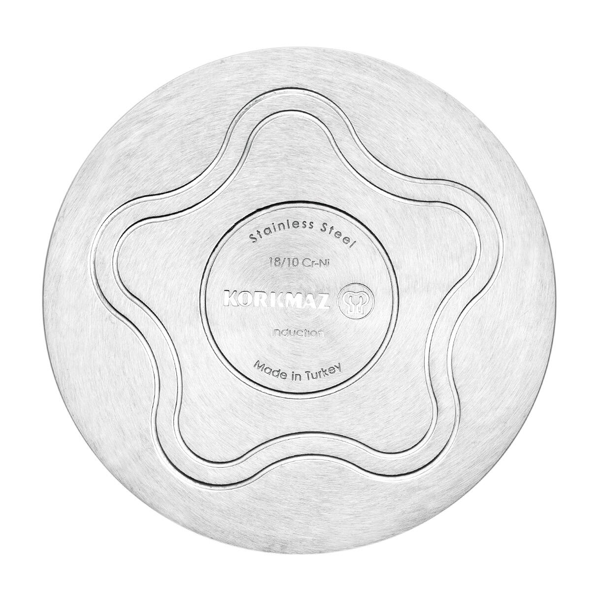 Касерола с капак «Perla A1648» неръждаема стомана