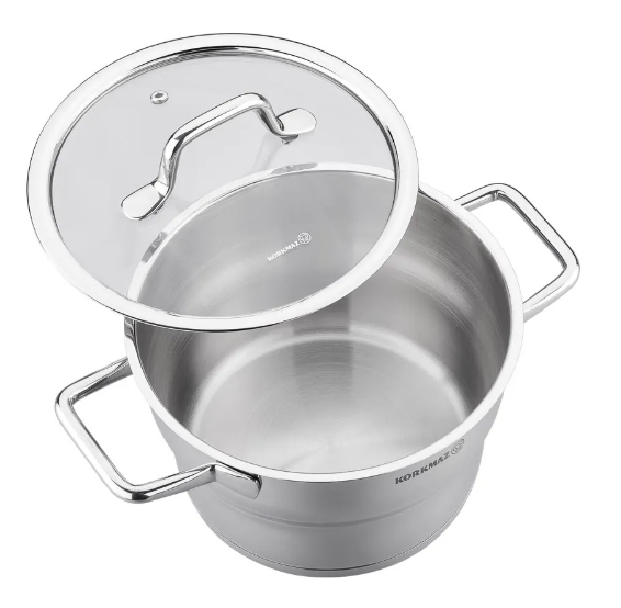 Комплект съдове за готвене «Festiva A1957» индукция, неръждаема стомана