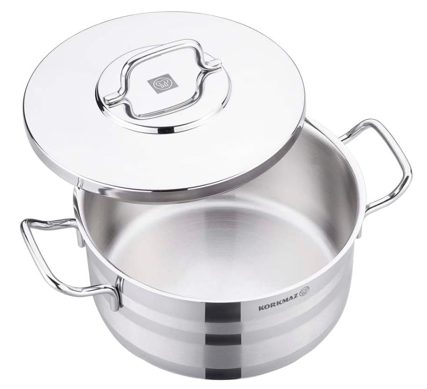 Комплект съдове за готвене «Astra 2 A2050» индукция, неръждаема стомана