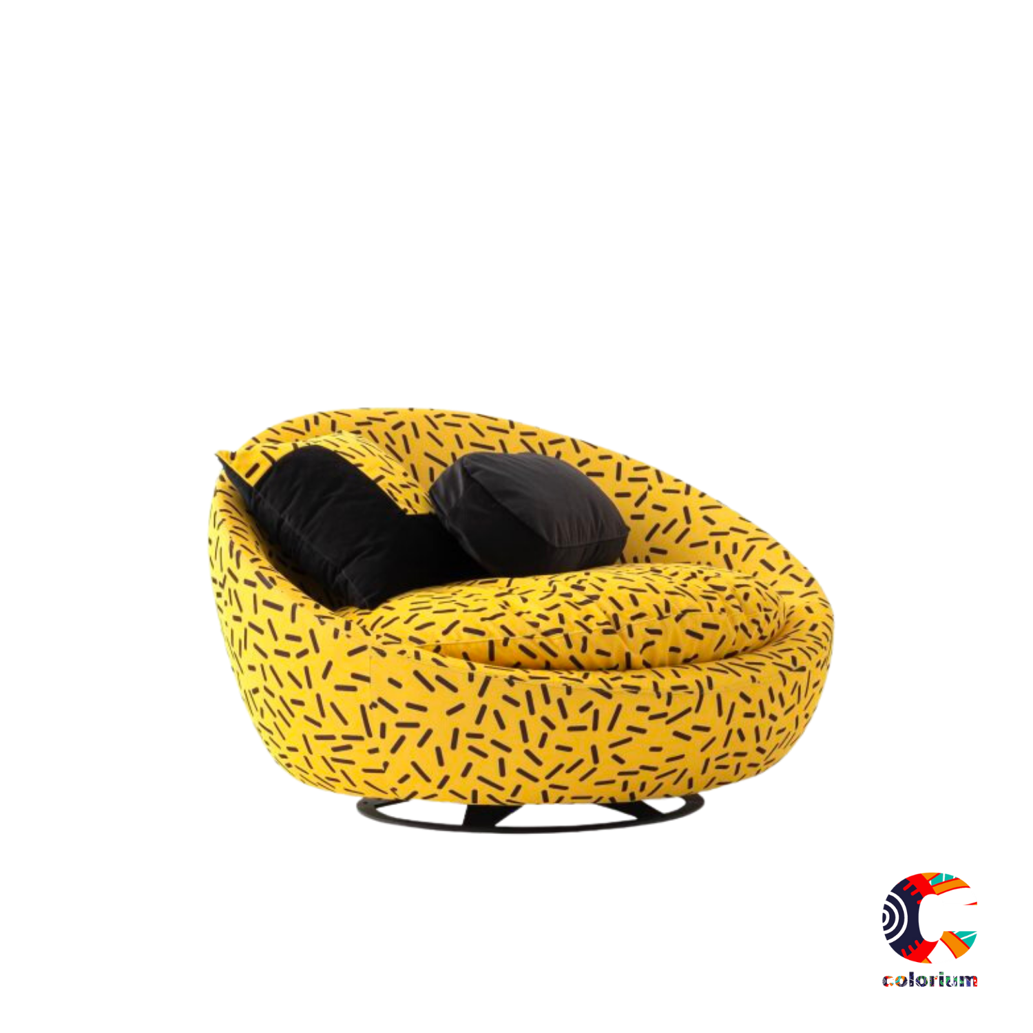 Кресло «Gaus Vitamin C» от серия Colorium, с въртяща се основа