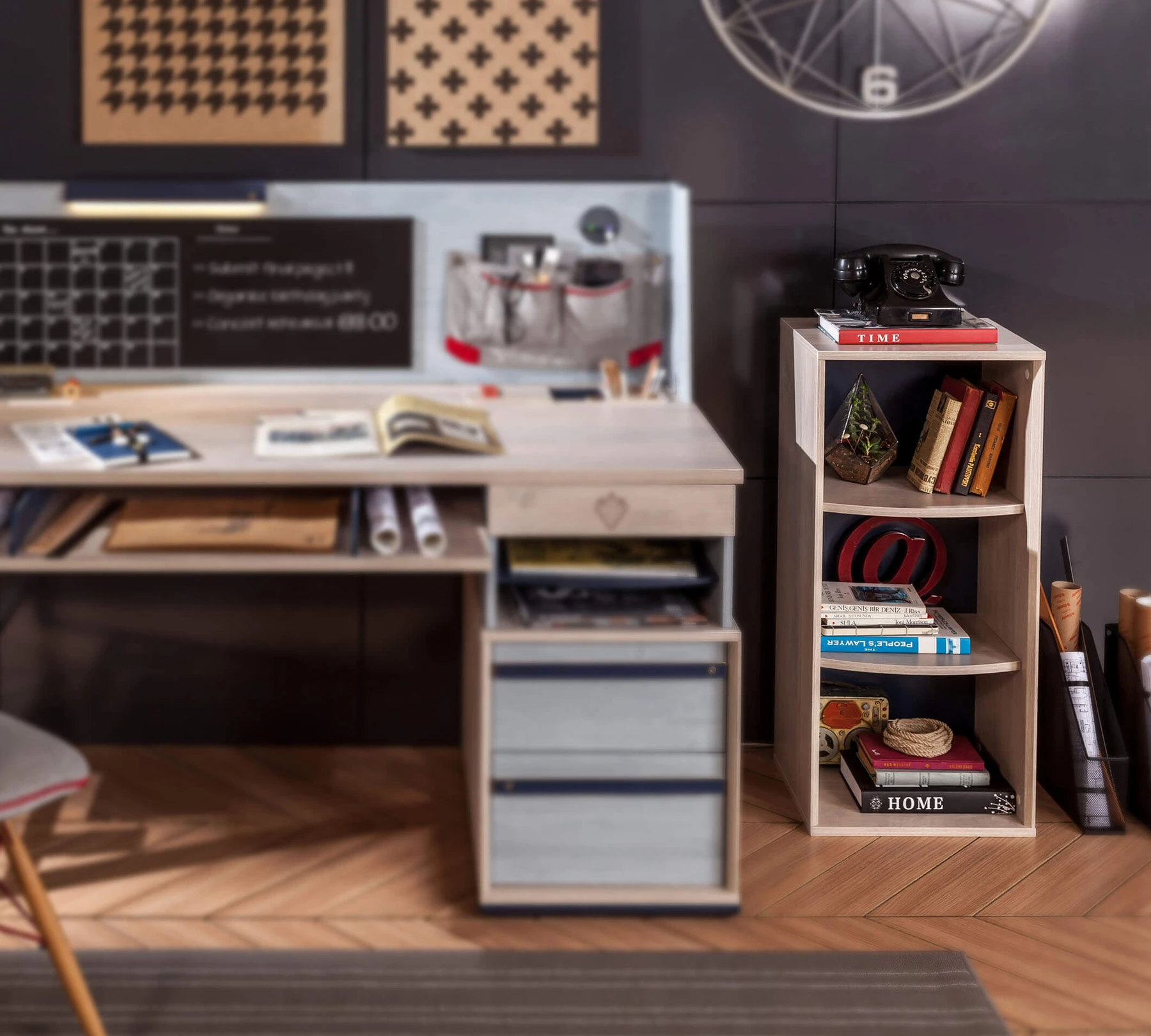 Библиотека «Trio» с размер 39x88x32см