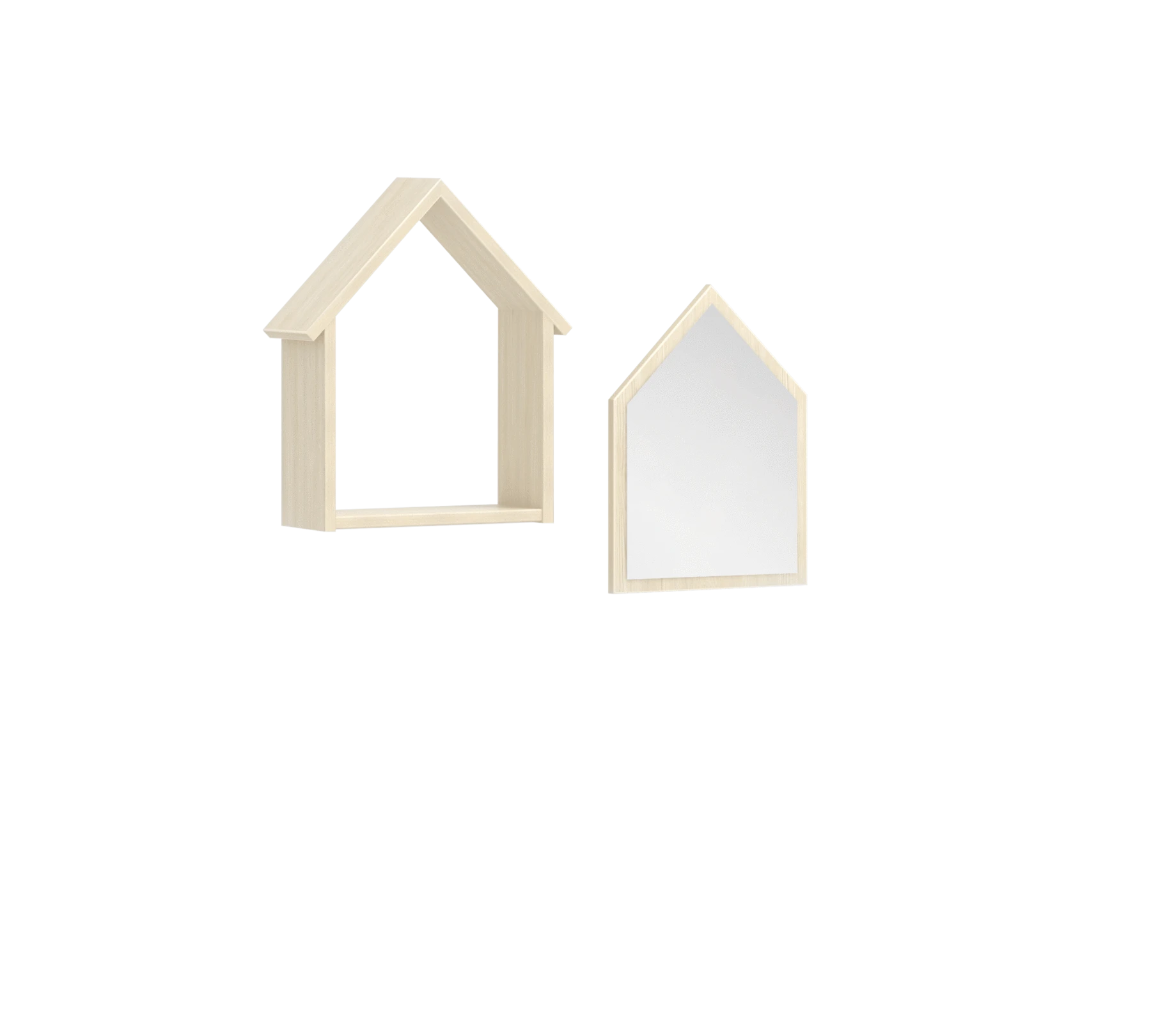 Огледало «Montes Natural» + етажерка, размер 38х43х12см