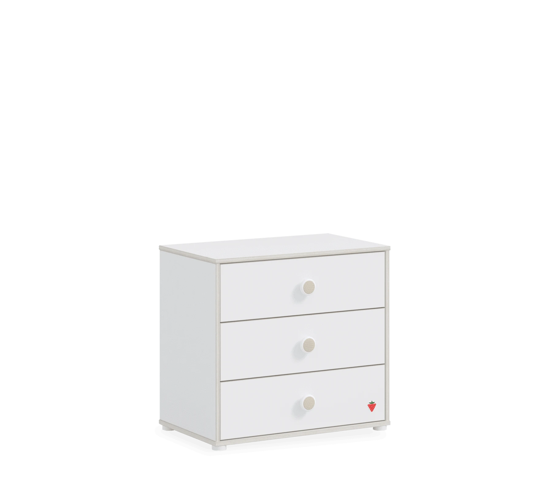 Скрин «Montes White» с три чекмеджета, размер 72х67х47см