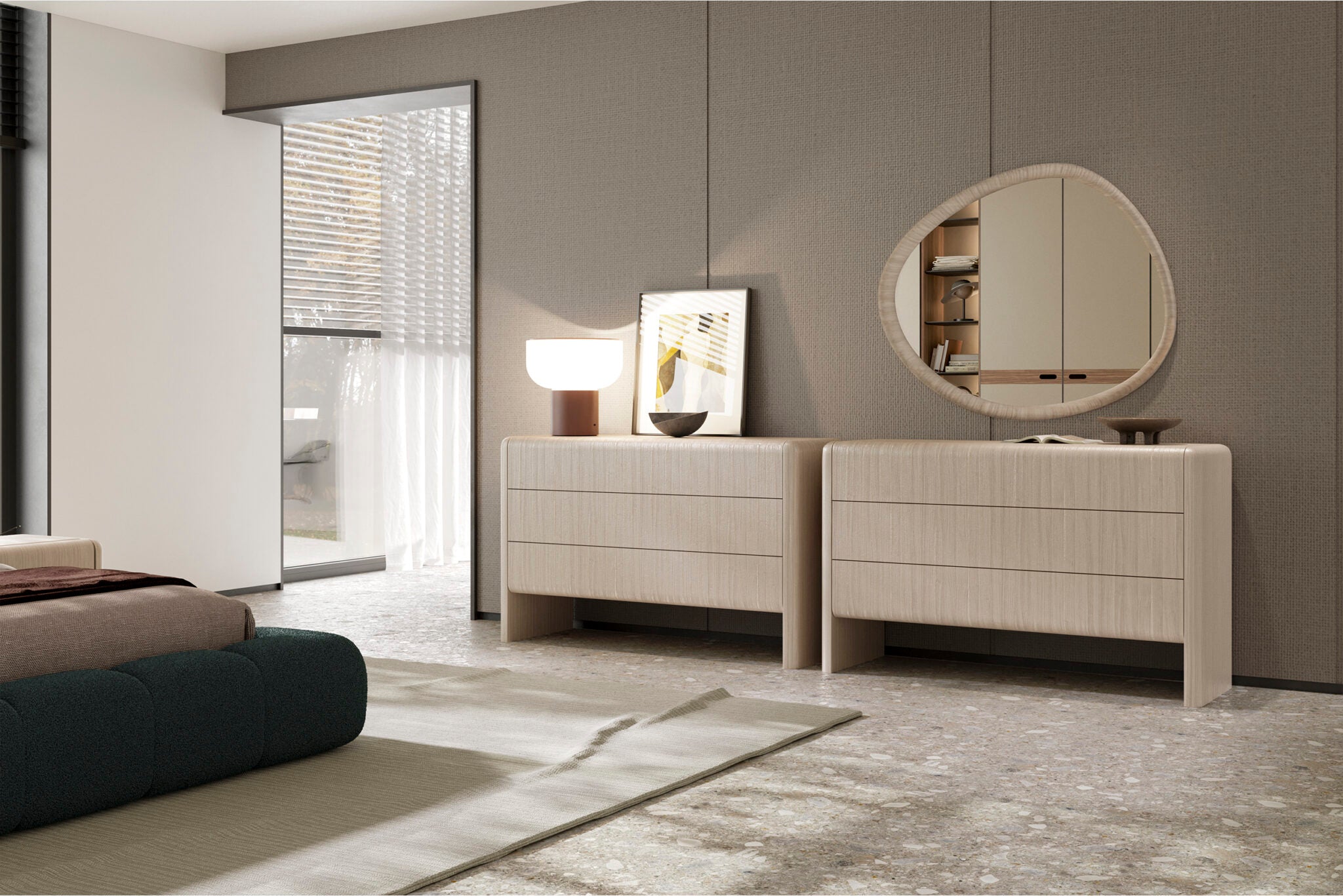 Огледало за скрин «Aqua» с размер 108х90х5см