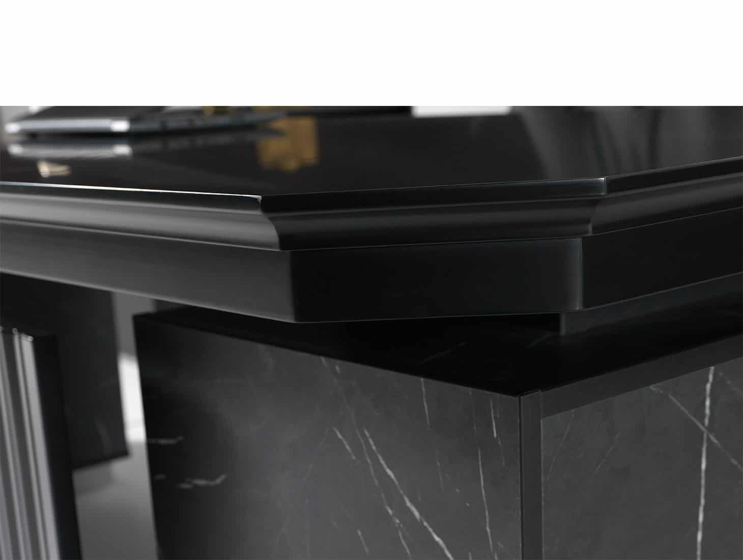 Офис бюро «Black» - размер 240х75х100см