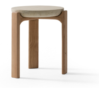 Помощна маса «Bodrum» - с травертин