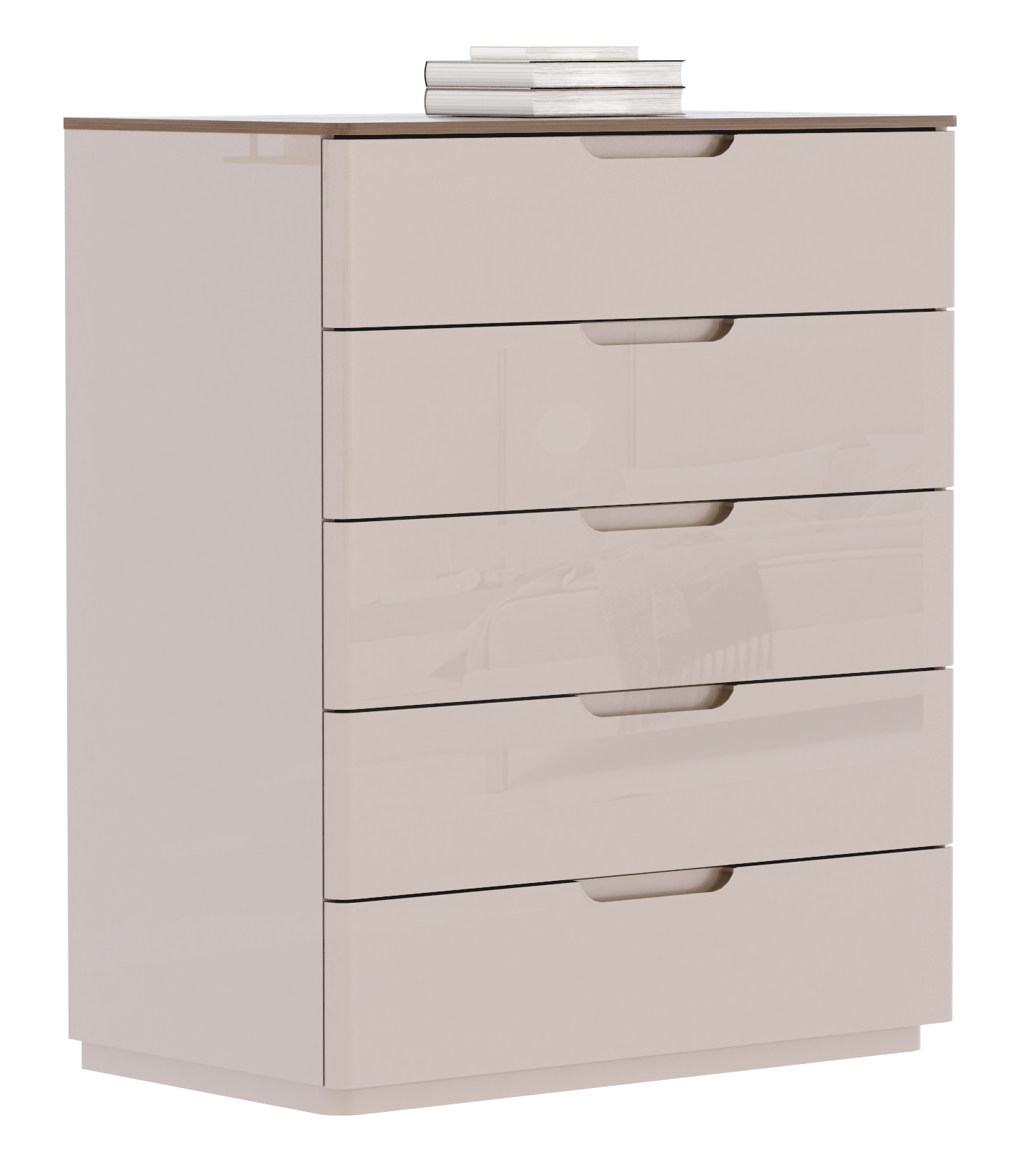 Скрин «Bagdat» с пет чекмеджета, размер 80х96х46см