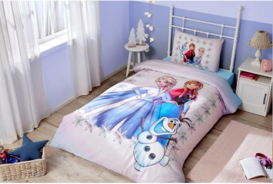 Детски спален комплект със завивка Frozen Frosted
