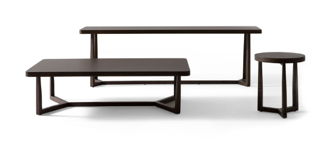 Странична помощна масa «Doe» - с естествен фурнир