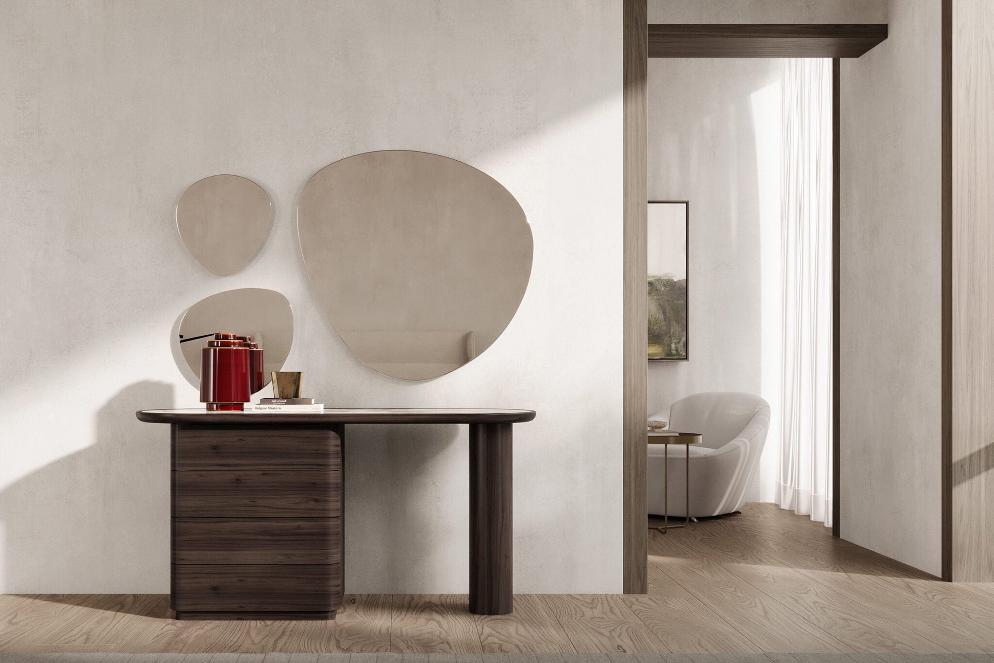 Комплект огледала «Drop» три размера