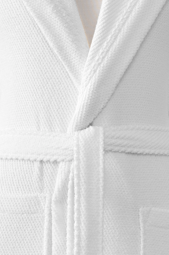 Халат за баня «Fashion Line Beyaz» с качулка, размер L