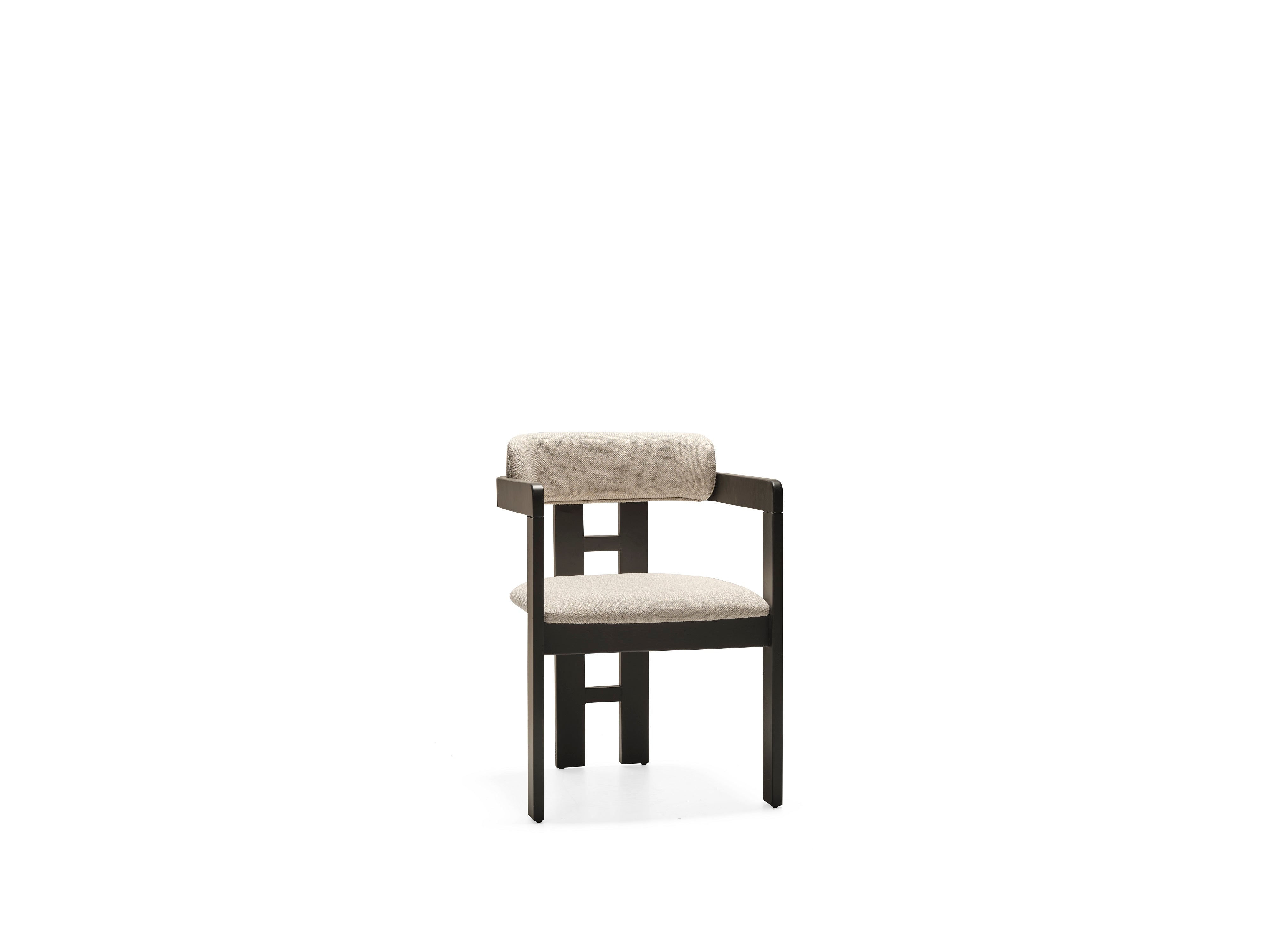 Трапезен стол «Cross Arm» с тапицерия