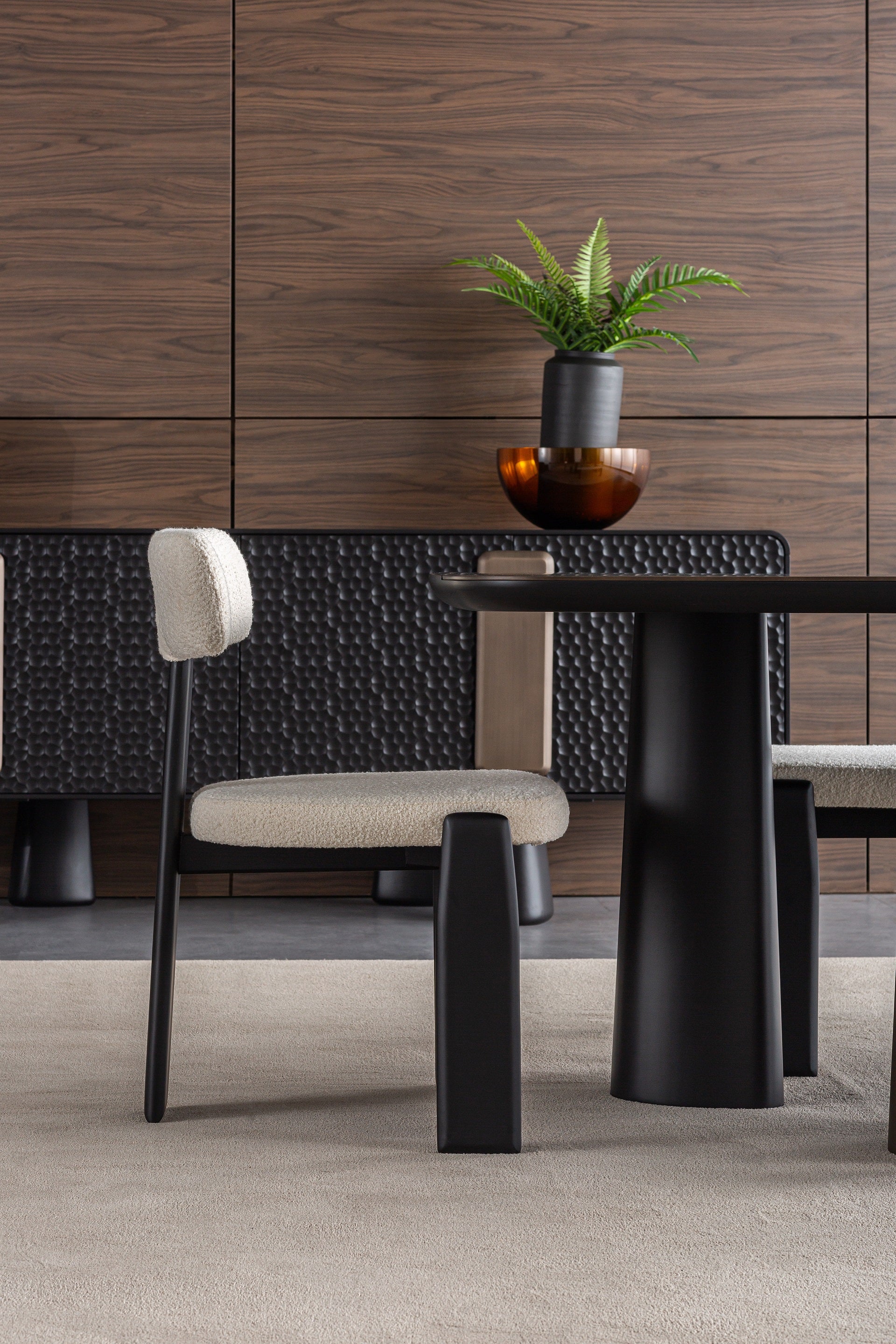 Трапезен стол «Klein» с тапицерия