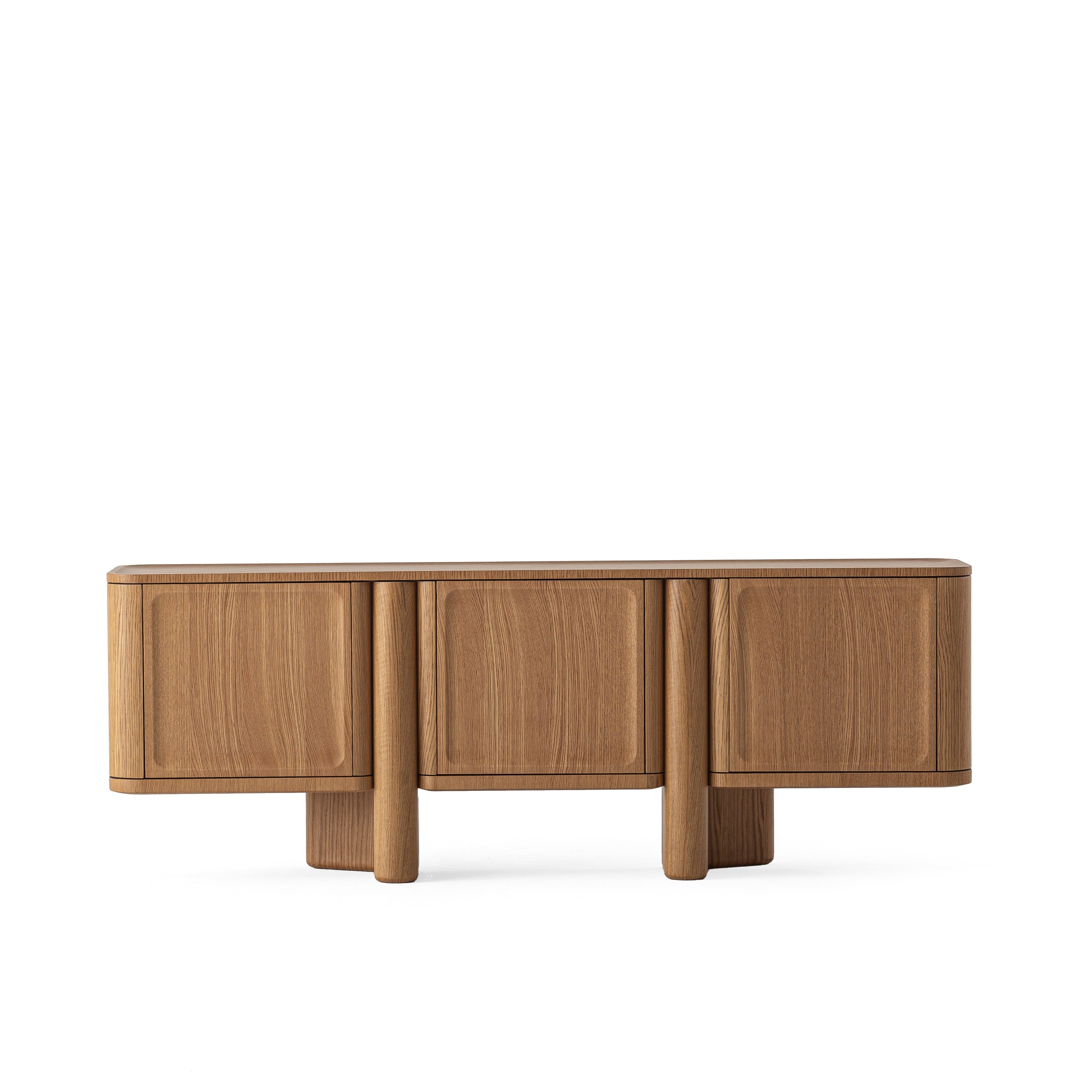 Бюфет «Oddo» с естествен фурнир, размер 228х78х49см