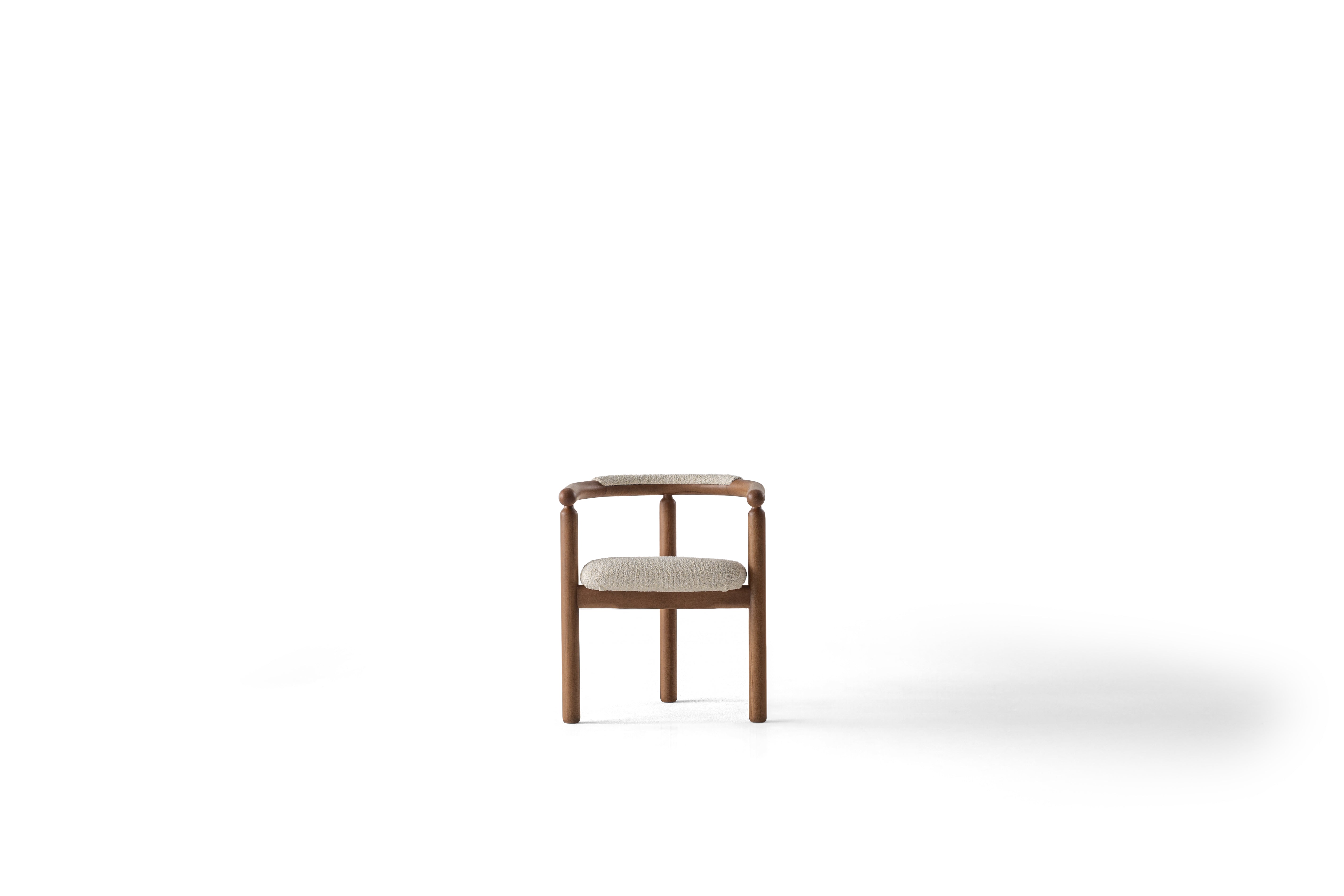 Трапезен стол «Oddo» с тапицерия