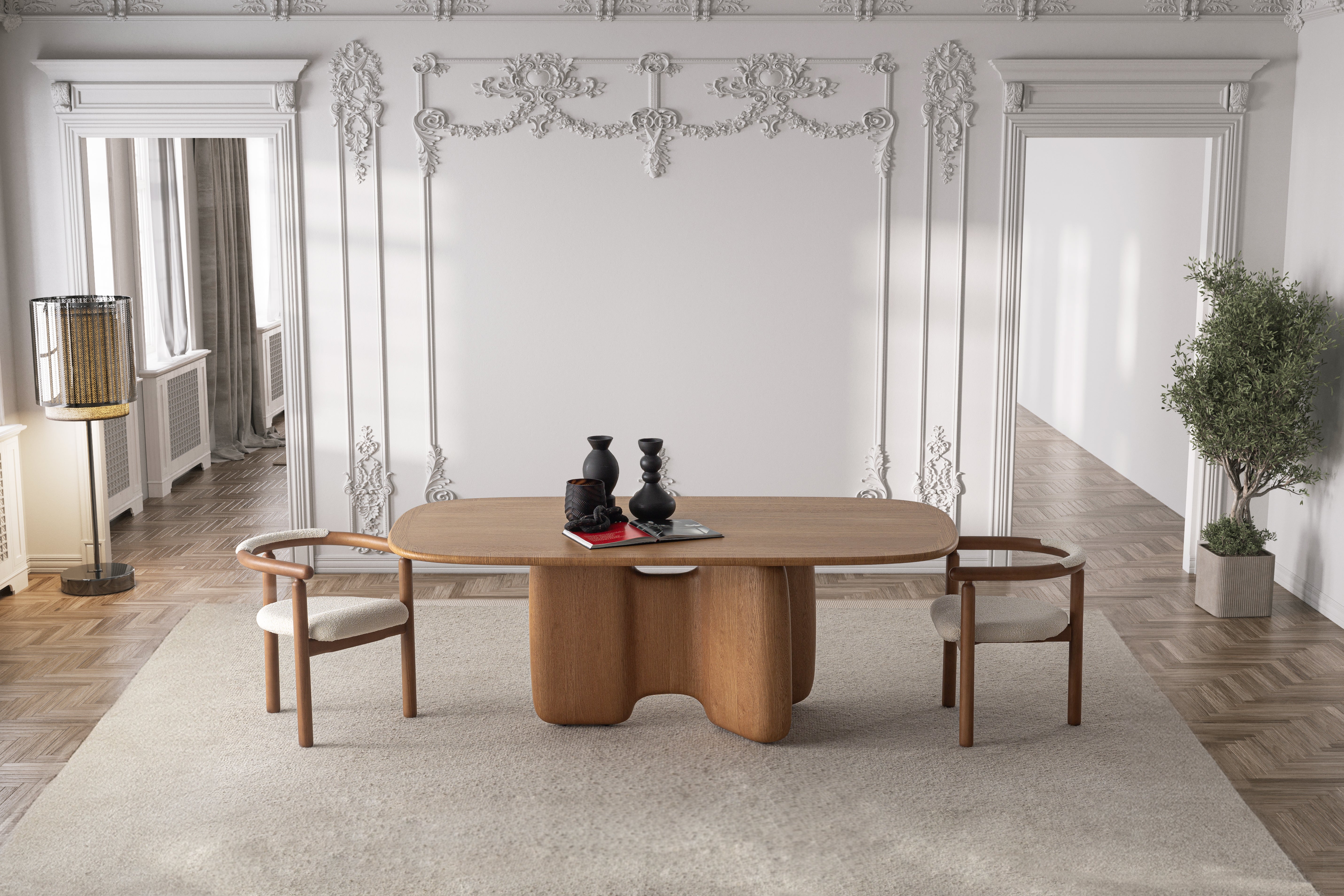 Трапезен стол «Oddo» с тапицерия