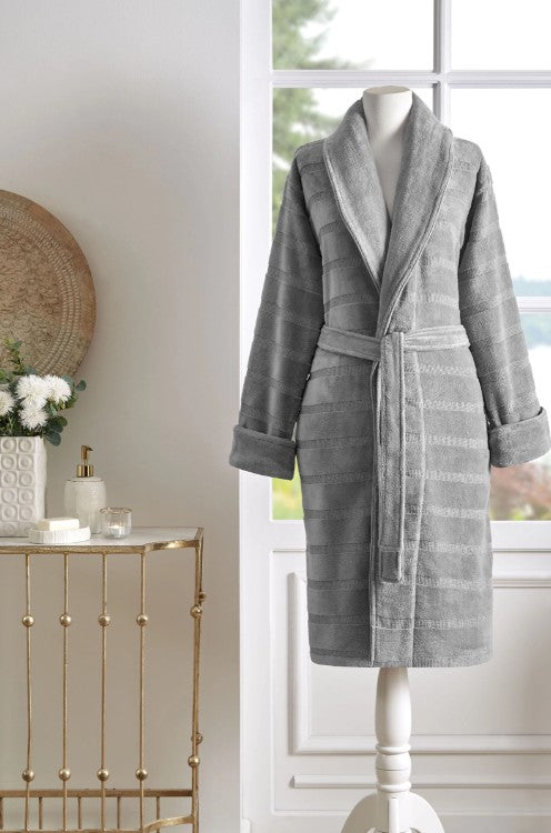 Халат за баня «Sadem Stripe Gri» - размер L