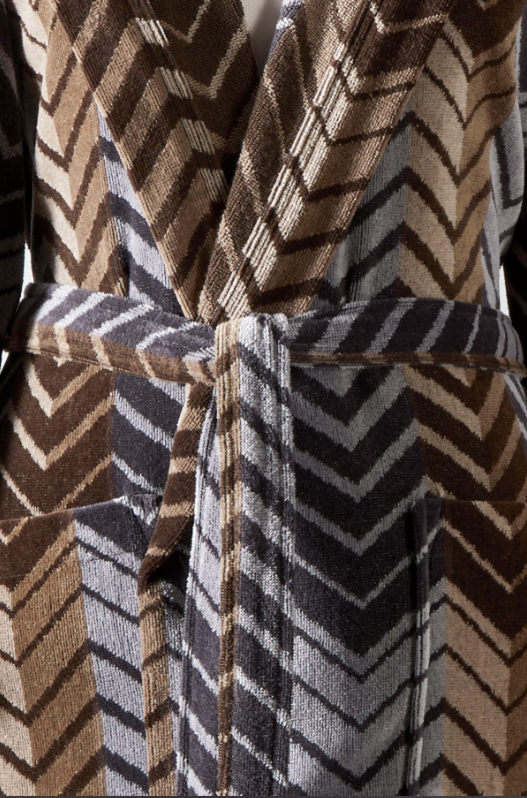 Халат за баня «Hawai Eclectic Kahve» с качулка, размер L