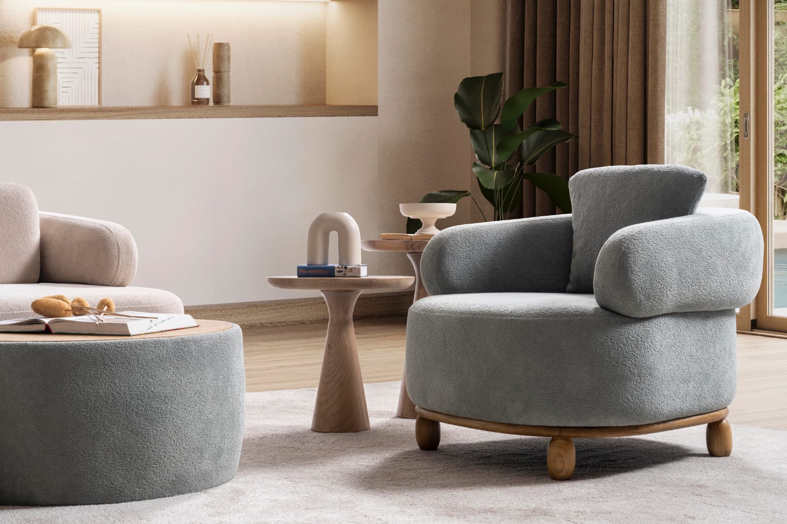 Холна маса «Mode» с размер 80х40х80см