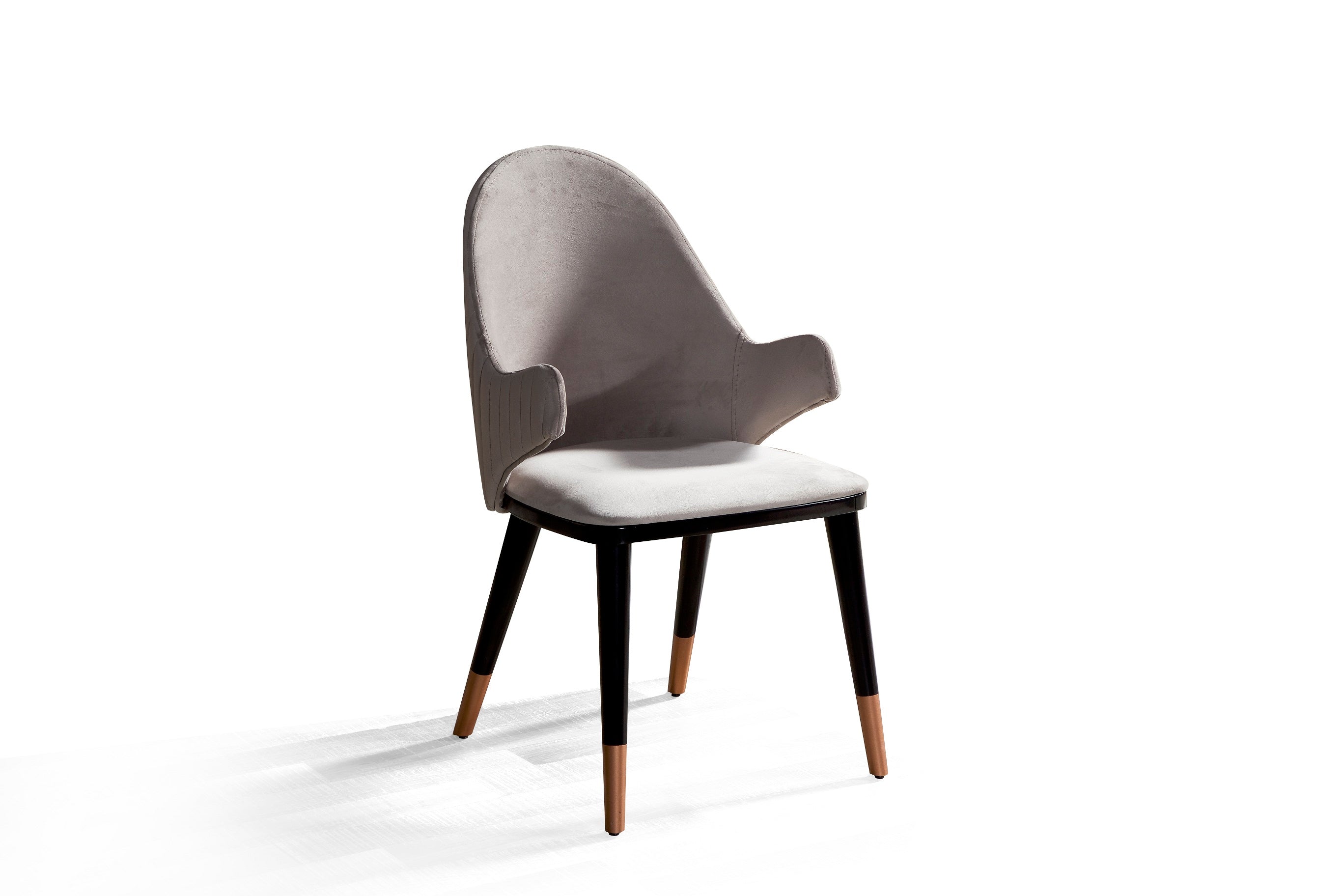 Трапезен стол «Tesla Walnut» с тапицерия