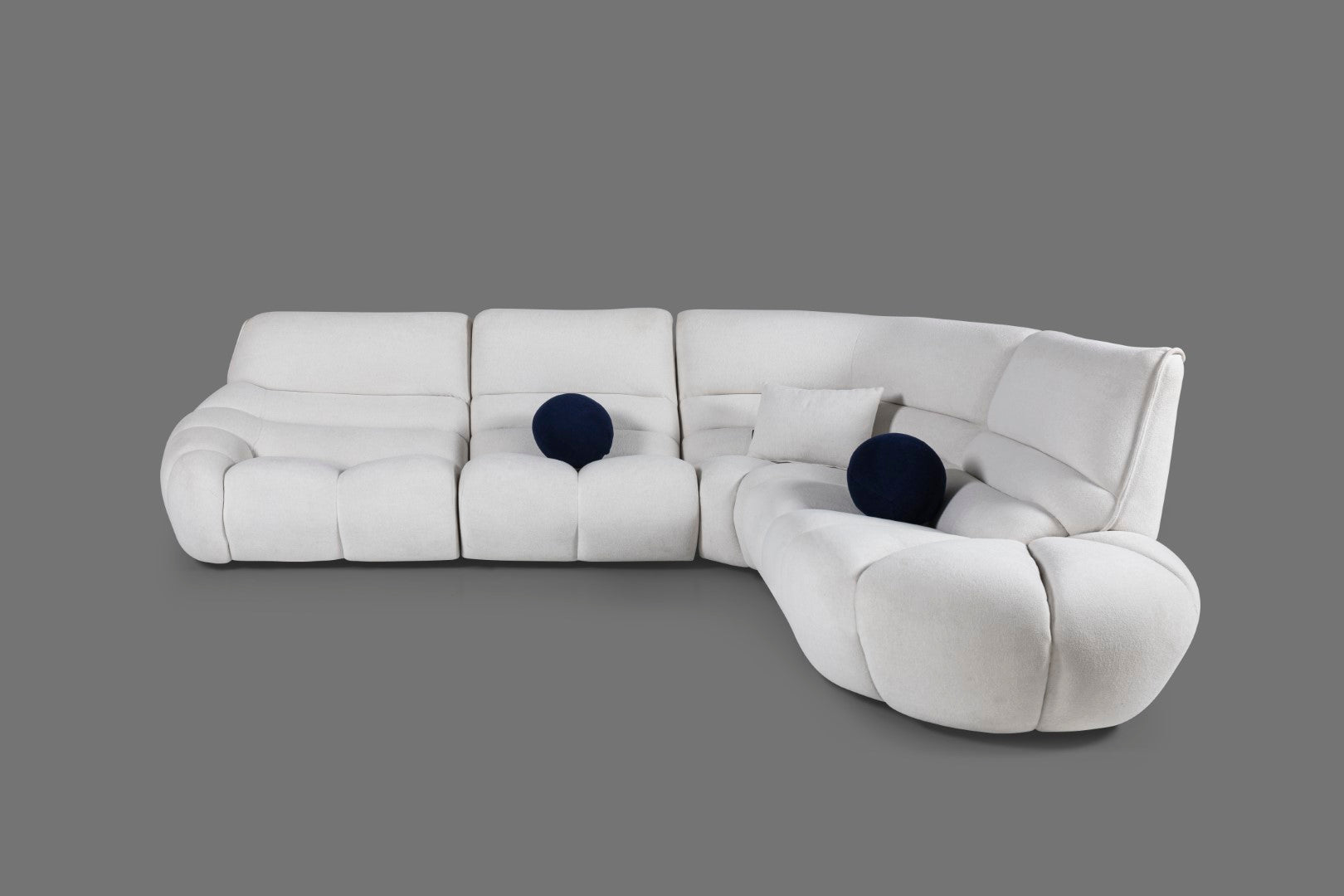 Ъглов диван «Silva» + декоративни възглавници, ширина 310см