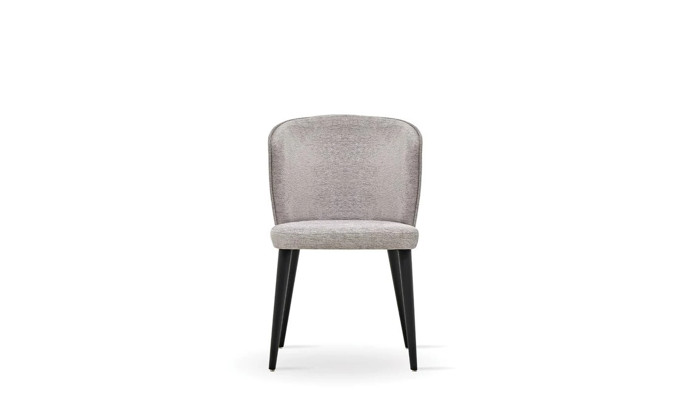 Трапезен стол «Legato Black» с тапицерия